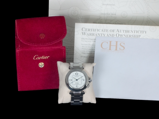 Cartier Pasha C Big Date White/Bianco Dial 2475 - W31055M7 